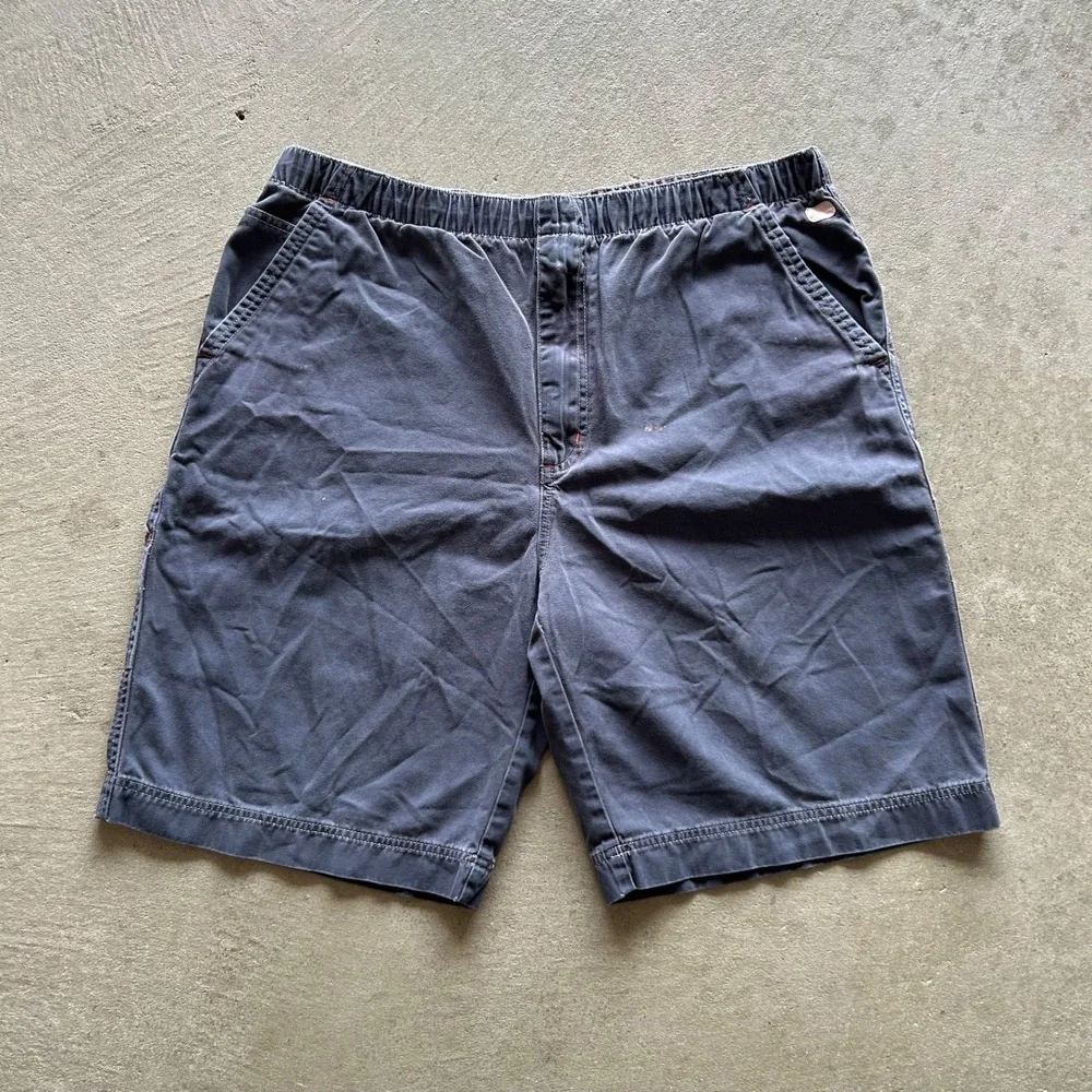 Vintage 90s Ocean Pacific Shorts Size Large Navy Blue OP Surf Skate